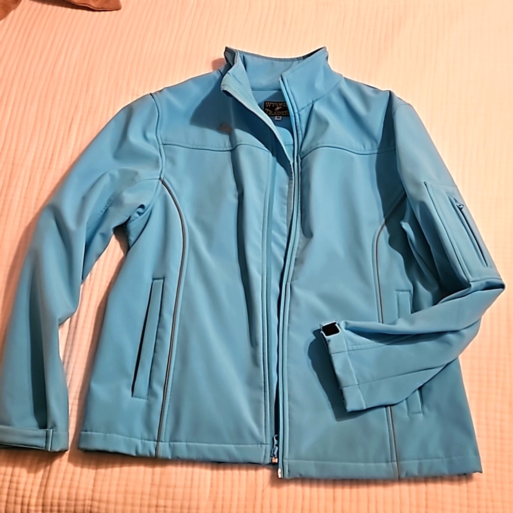 Wyoming Traders Womens Jacket Turquoise Medium